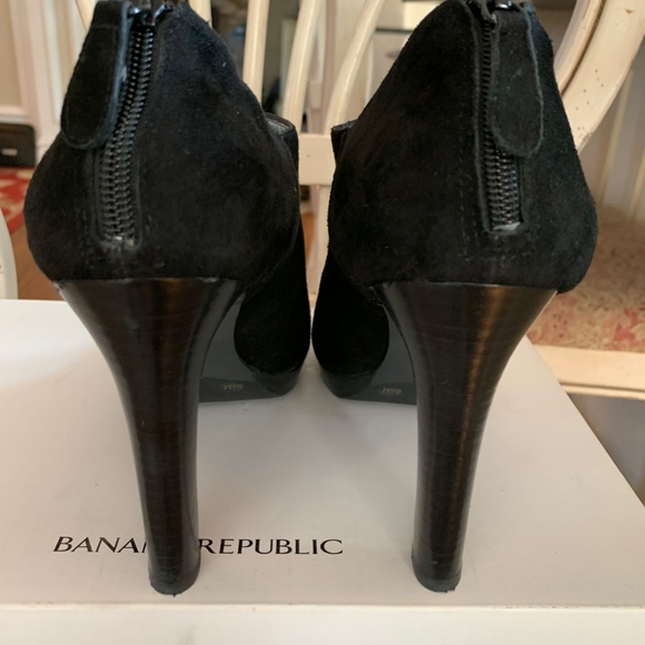 Banana Republic black Milan heels size 8.5 858176- - Picture 8 of 8